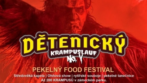 PRŮVOD KRAMPUS ČERTŮ A PEKELNÝ FOOD FESTIVAL 7.11.2026